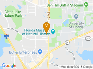 map of Hilton University Of Florida Conference Center Gainesville