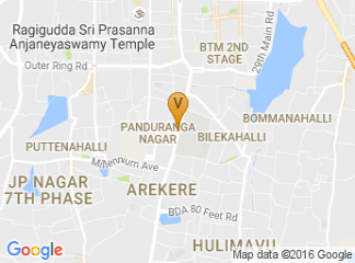 map of Indian Institute Management Bangalore