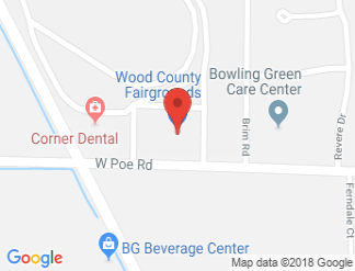 map of Wood County Fairgrounds