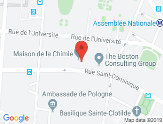 map of Fondation Maison de la Chimie