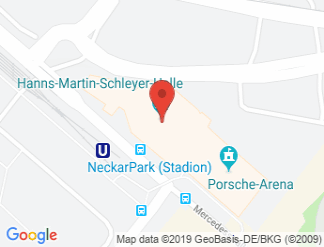 map of Hanns-Martin-Schleyer-Halle