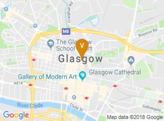 map of The Glasgow Royal Concert Hall