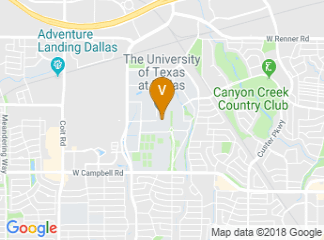 map of University of Texas at Dallas
