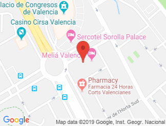 map of Melia Valencia