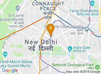 map of Shangri-Las Eros Hotel New Delhi