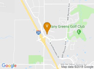 map of Embassy Suites by Hilton Kansas City International Airport
