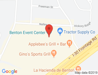 map of Benton Event Center