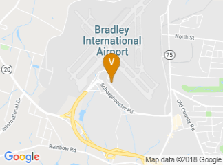 map of Sheraton Hartford Hotel at Bradley Airport