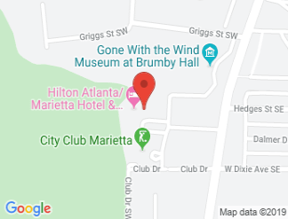 map of Hilton Atlanta / Marietta Hotel & Conference Center