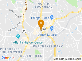map of DoubleTree by Hilton Hotel Atlanta - Buckhead