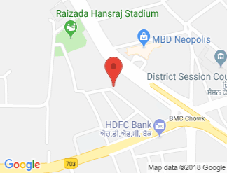 map of Desh Bhagat Yadgar Hall