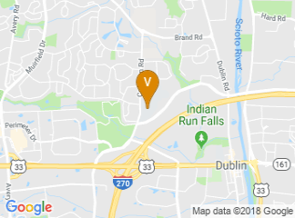 map of Dublin Coffman High School