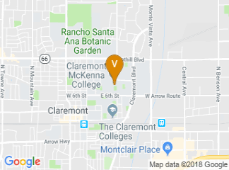 map of Claremont McKenna College