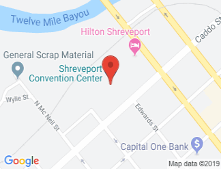 map of Shreveport Convention Center