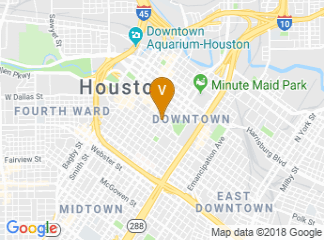 map of Four Seasons Hotel Houston