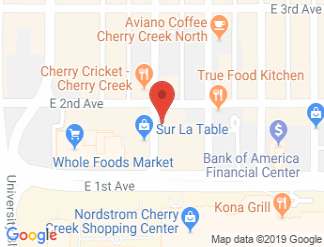 map of JW Marriott Denver Cherry Creek