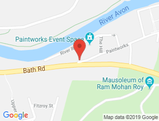 map of Paintworks Event Space