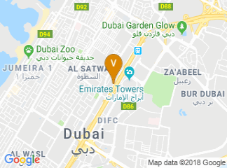 map of Millennium Plaza Hotel Dubai