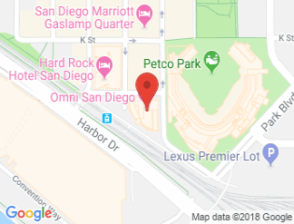 map of Omni San Diego Hotel