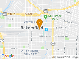 map of Rabobank Arena Theater and Convention Center