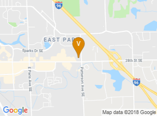 map of DoubleTree By Hilton Grand Rapids Airport