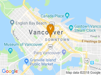 map of UBC Robson Square