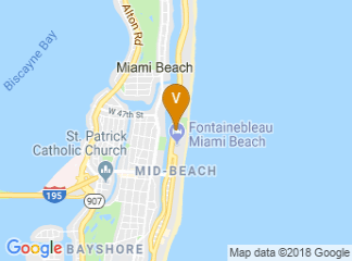 map of Eden Roc Miami Beach