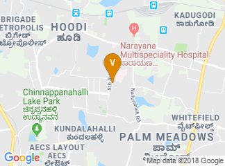 map of Bengaluru Marriott Hotel Whitefield