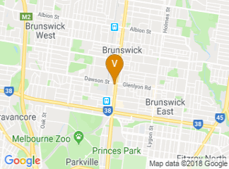 map of Brunswick Town Hall
