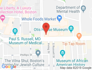 map of Wyndham Boston Beacon Hill