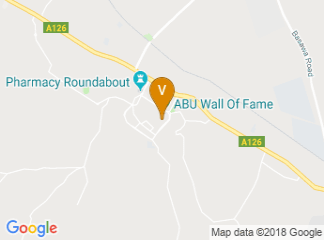 map of Ahmadu Bello University