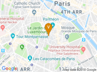 map of National Graduate School of Chemistry, Paris