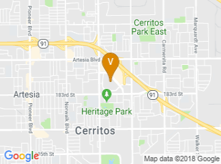 map of Sheraton Cerritos Hotel