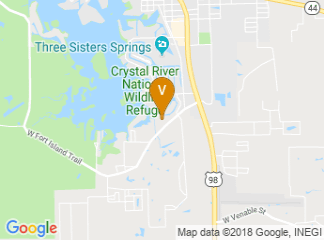 map of Plantation on Crystal River