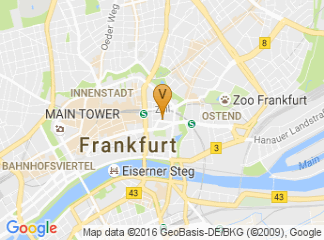 map of City-Hotel Frankfurt