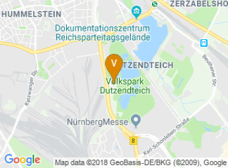 map of Congress Hotel Mercure Nuernberg an der Messe