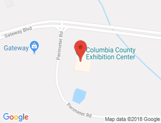 map of Columbia County Exhibition Center