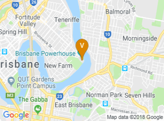 map of Brisbane Powerhouse