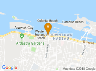 map of British Colonial Hilton Nassau