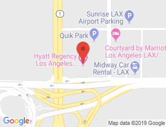 map of Hyatt Regency Los Angeles International Airport