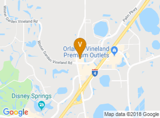 map of Sheraton Lake Buena Vista Resort
