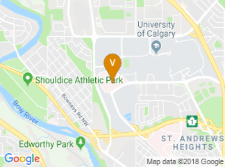 map of Alberta Children's Hospital