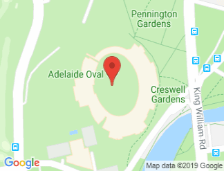 map of Adelaide Oval