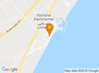 map of El Mouradi Hammamet 5*