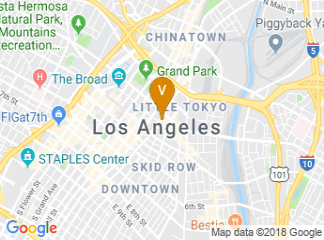 map of DoubleTree by Hilton Los Angeles Downtown
