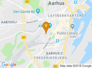 map of Radisson Blu Scandinavia Hotel, Aarhus