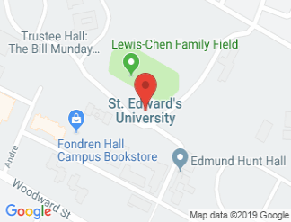 map of St. Edward's University