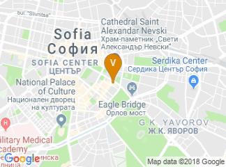 map of Radisson Blu Grand Hotel Sofia