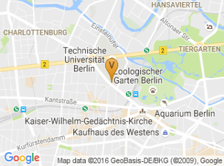 map of Berlin University of the Arts