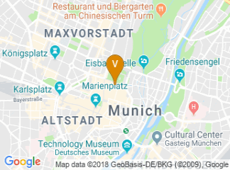 map of Bavarian Academy of Sciences and Humanities